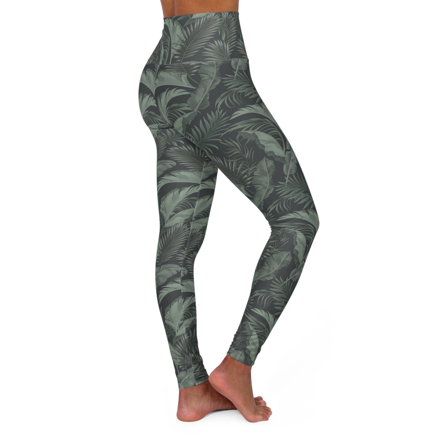 Faded Tropical Yoga Leggings