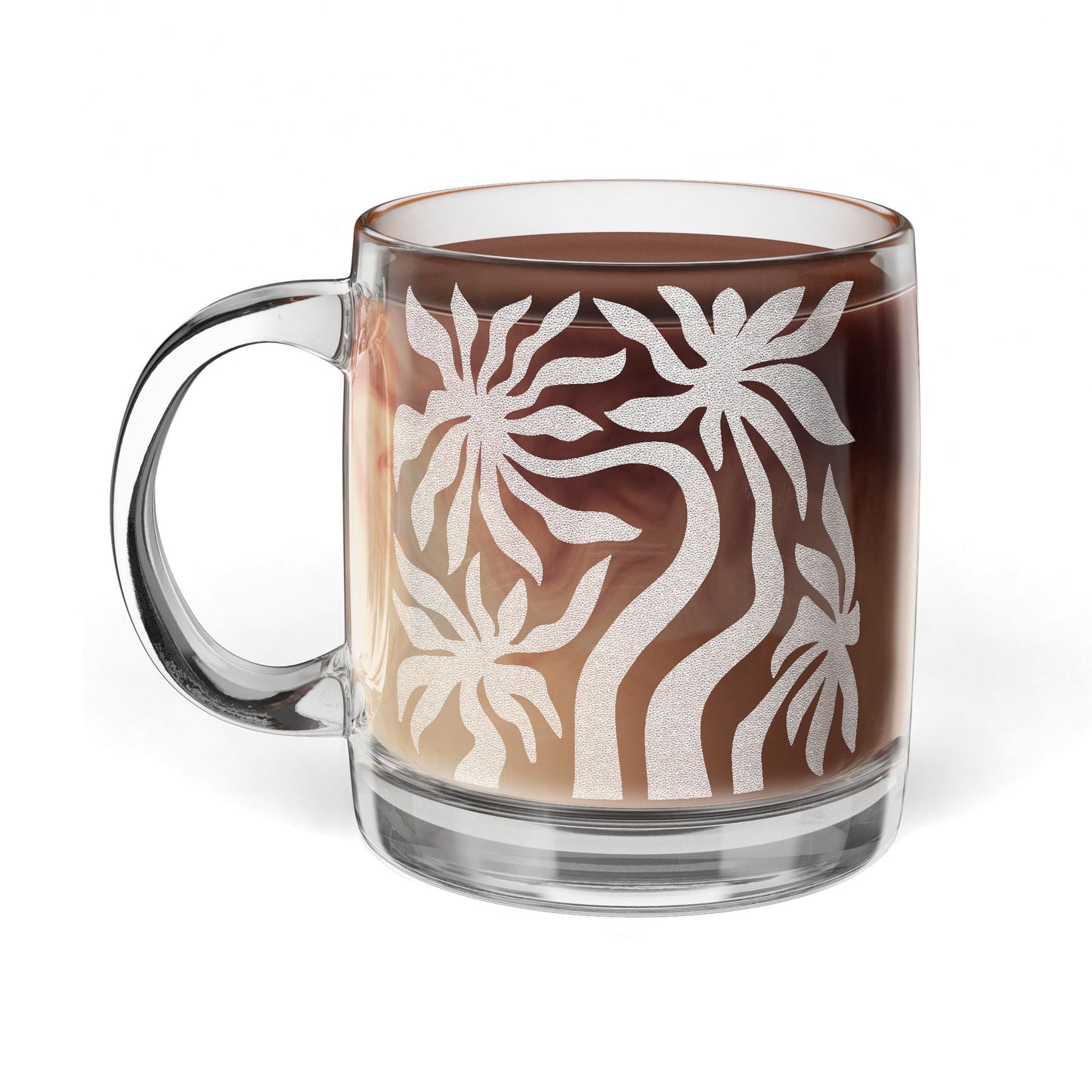 Aloha Glass Engraved Coffee Mug