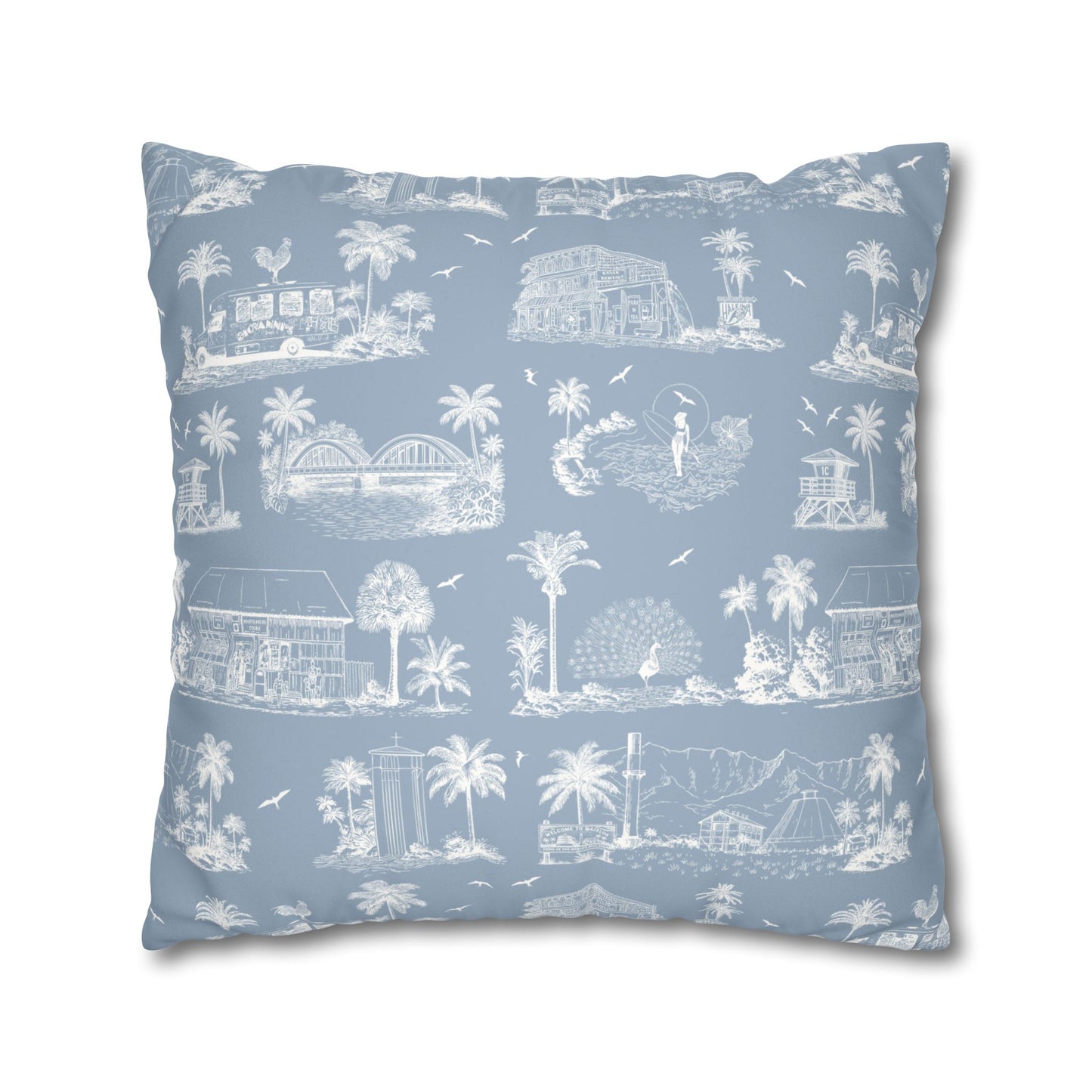 North Shore Faux Suede Pillowcase without filler