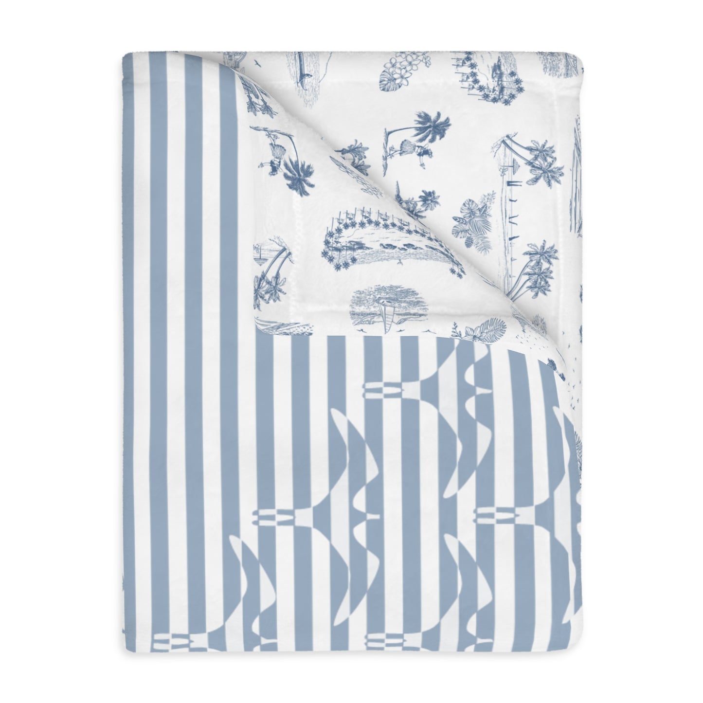 Iwa Bird Oahu Velveteen Microfiber Blanket