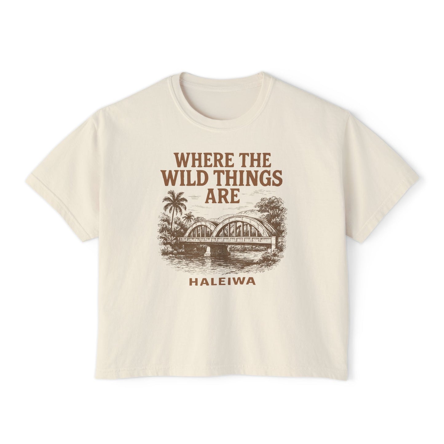 Haleiwa Wild Things Women's Boxy Tee