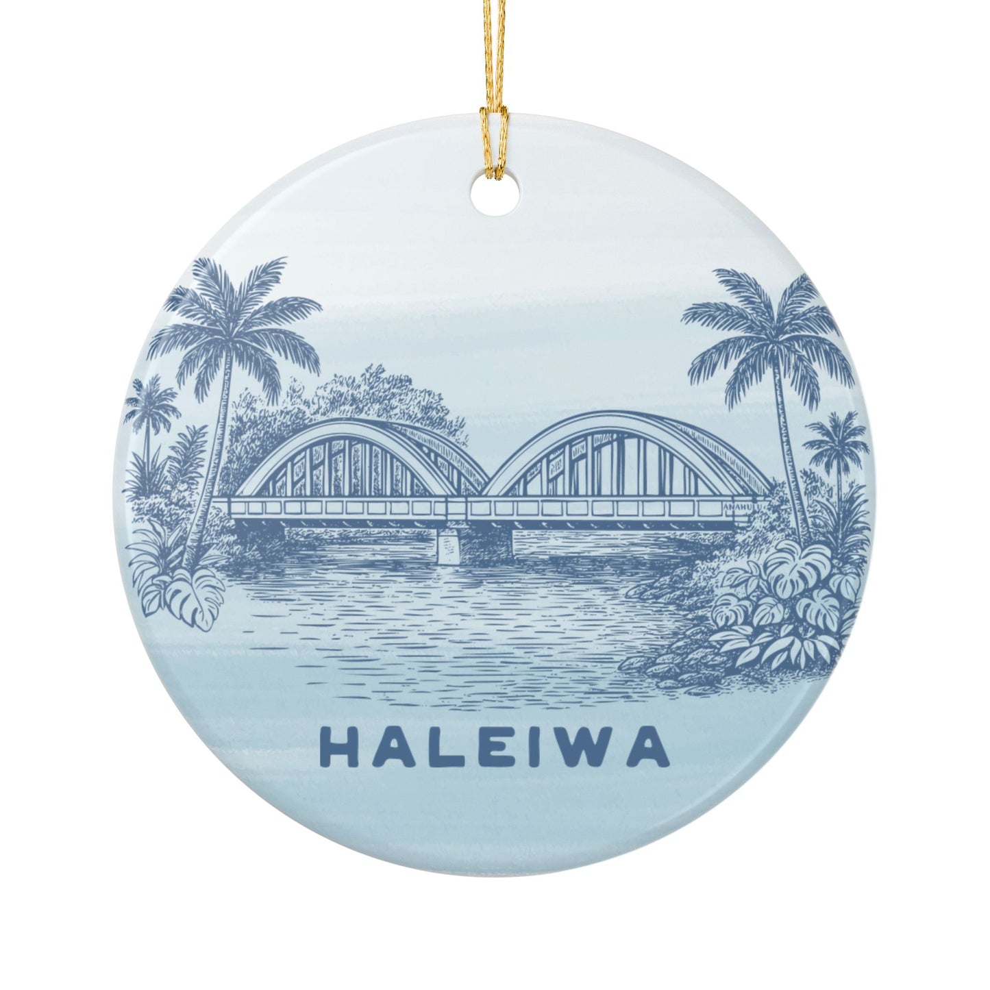 Haleiwa Rainbow Bridge Ornament