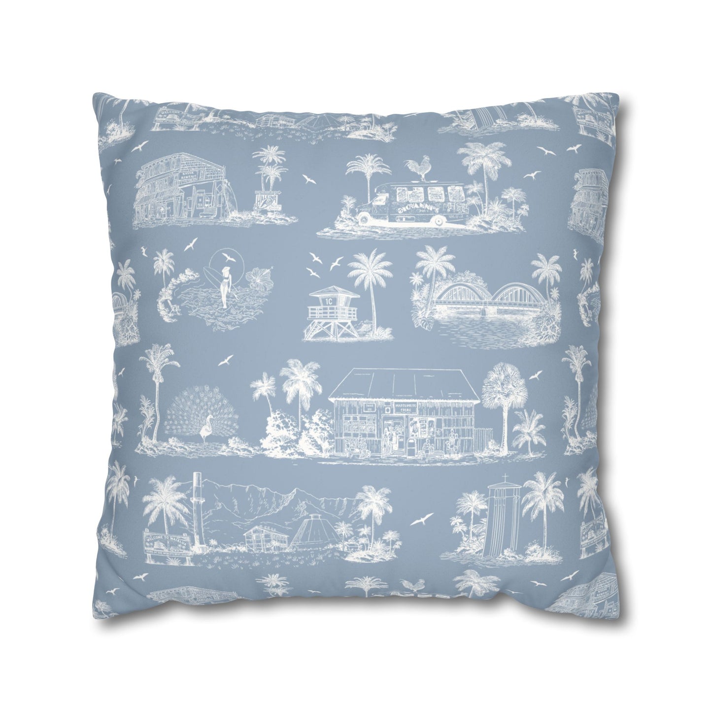 North Shore Faux Suede Pillowcase without filler