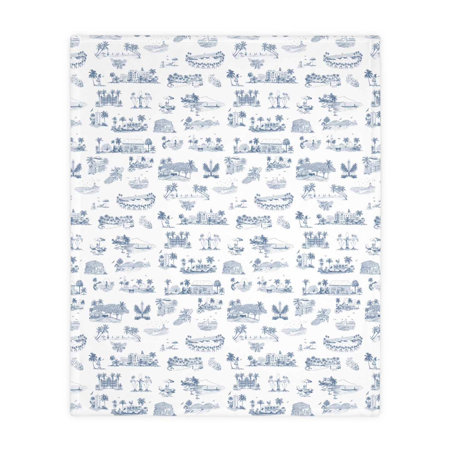 Iwa Bird Oahu Velveteen Microfiber Blanket