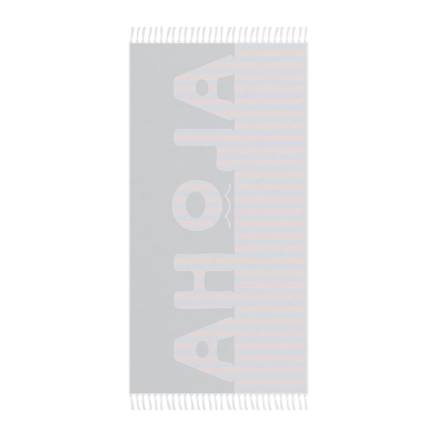 Stripe Aloha Beach Cloth Towel Pink