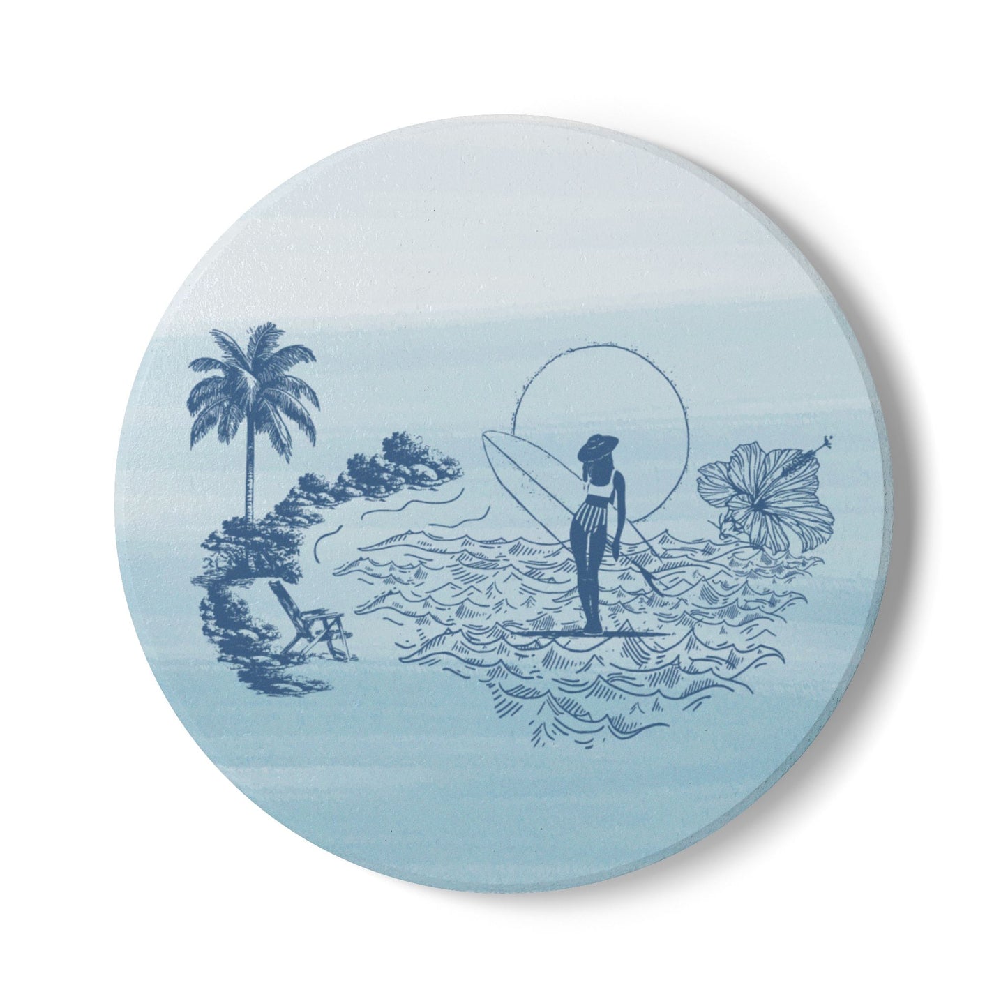 Haleiwa Surfer Girl Coaster