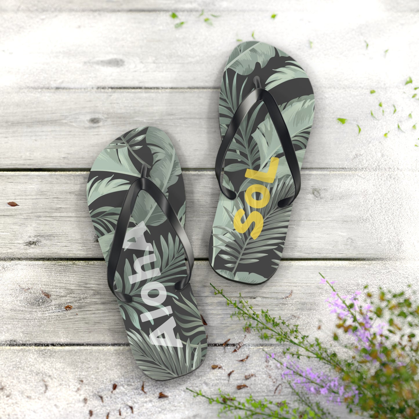 Tropical Aloha Sol Flip Flops