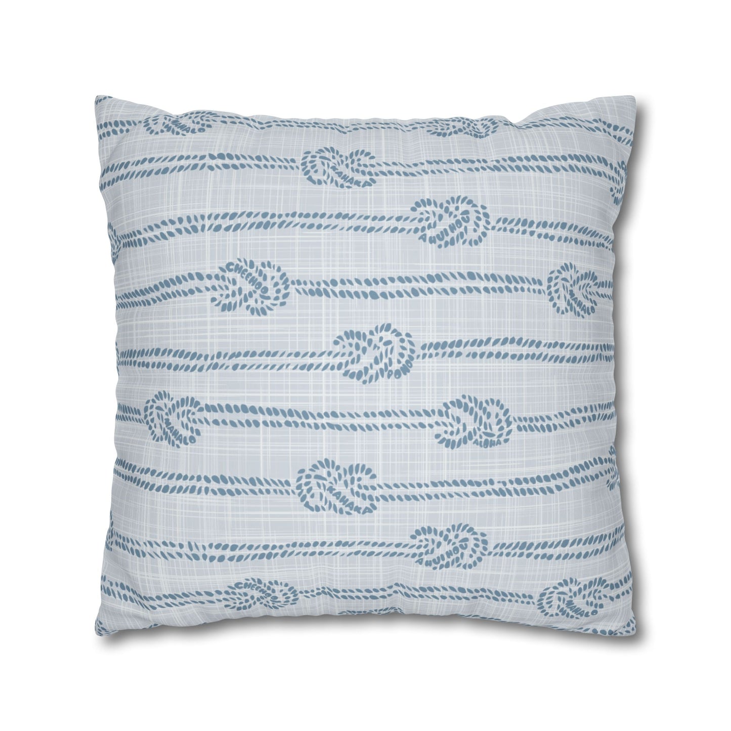 Aloha Rope Faux Suede Pillowcase