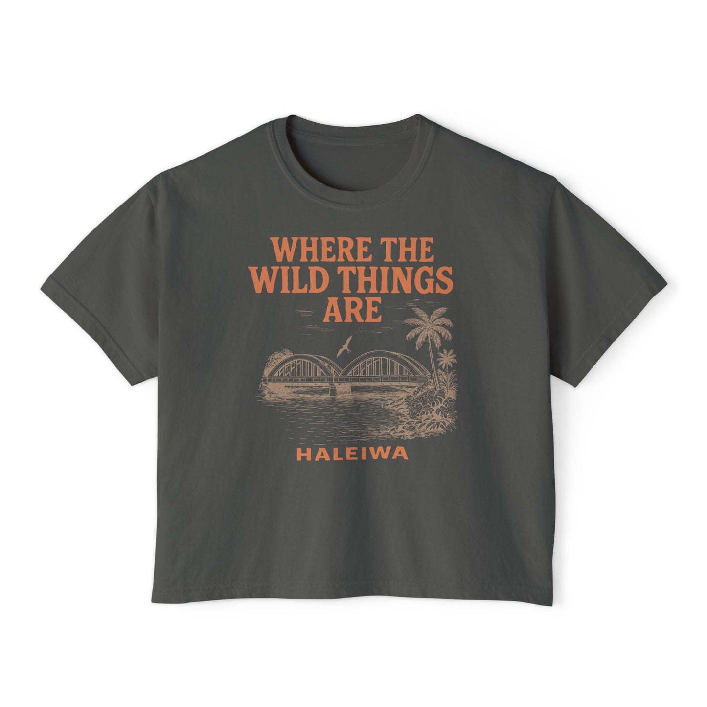 Haleiwa Wild Things Women's Boxy Tee