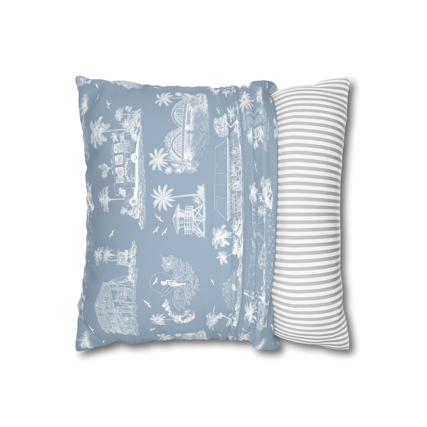 North Shore Faux Suede Pillowcase without filler