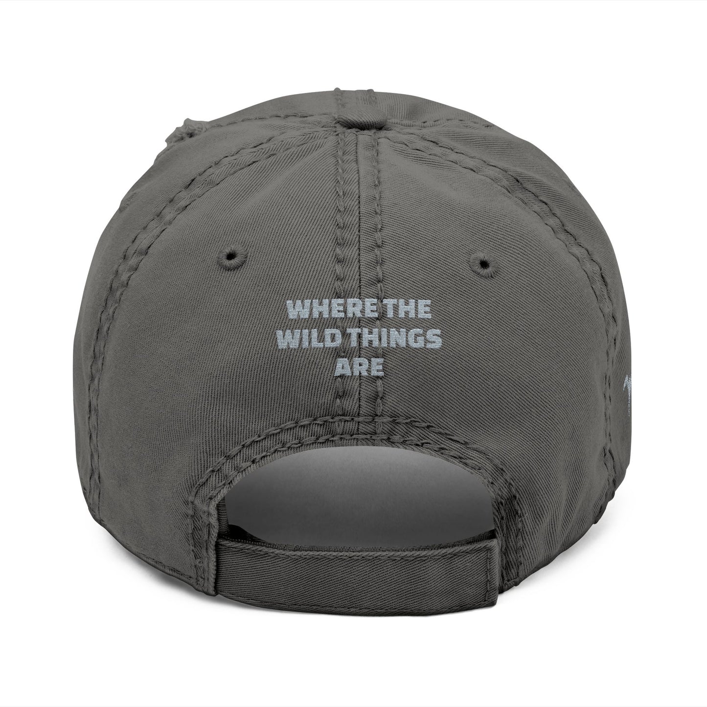 Distressed Haleiwa 'Where the Wild Things Are" Embroidered Hat