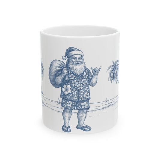 Hawaiian Santa Mug