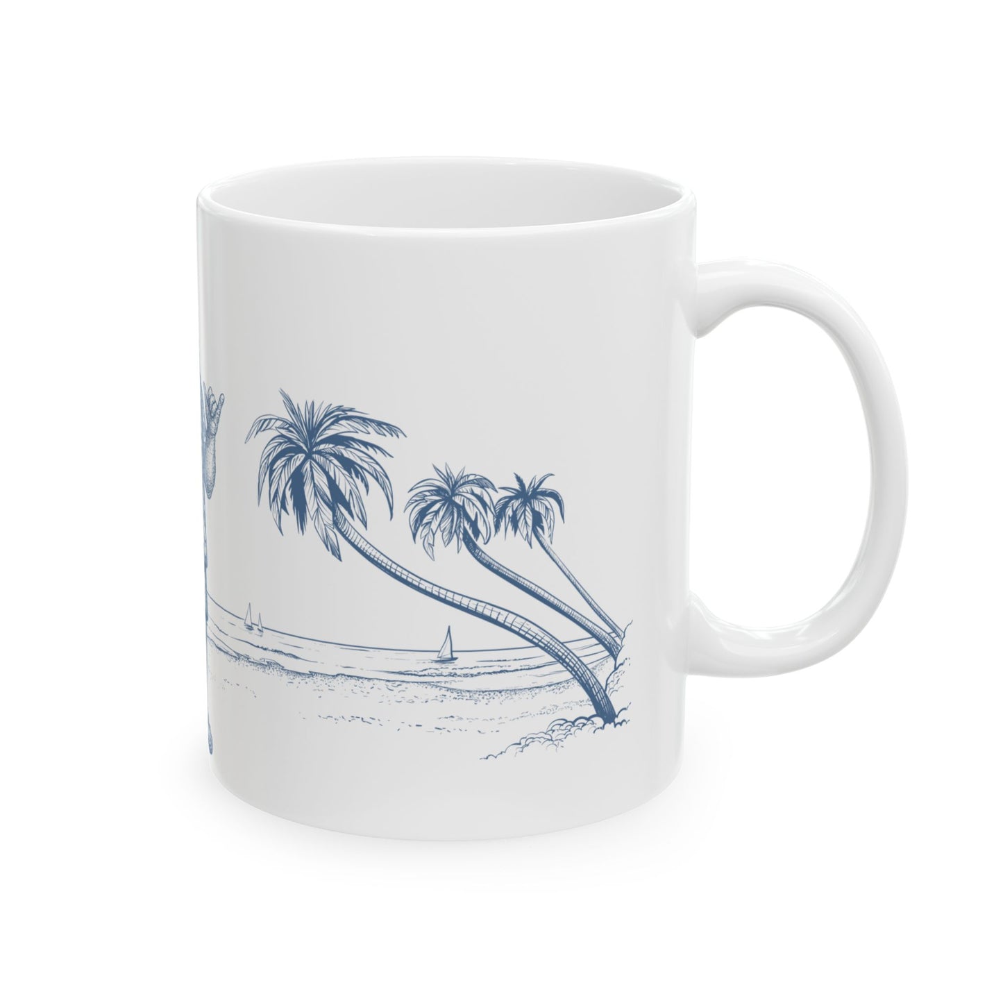Hawaiian Santa Mug