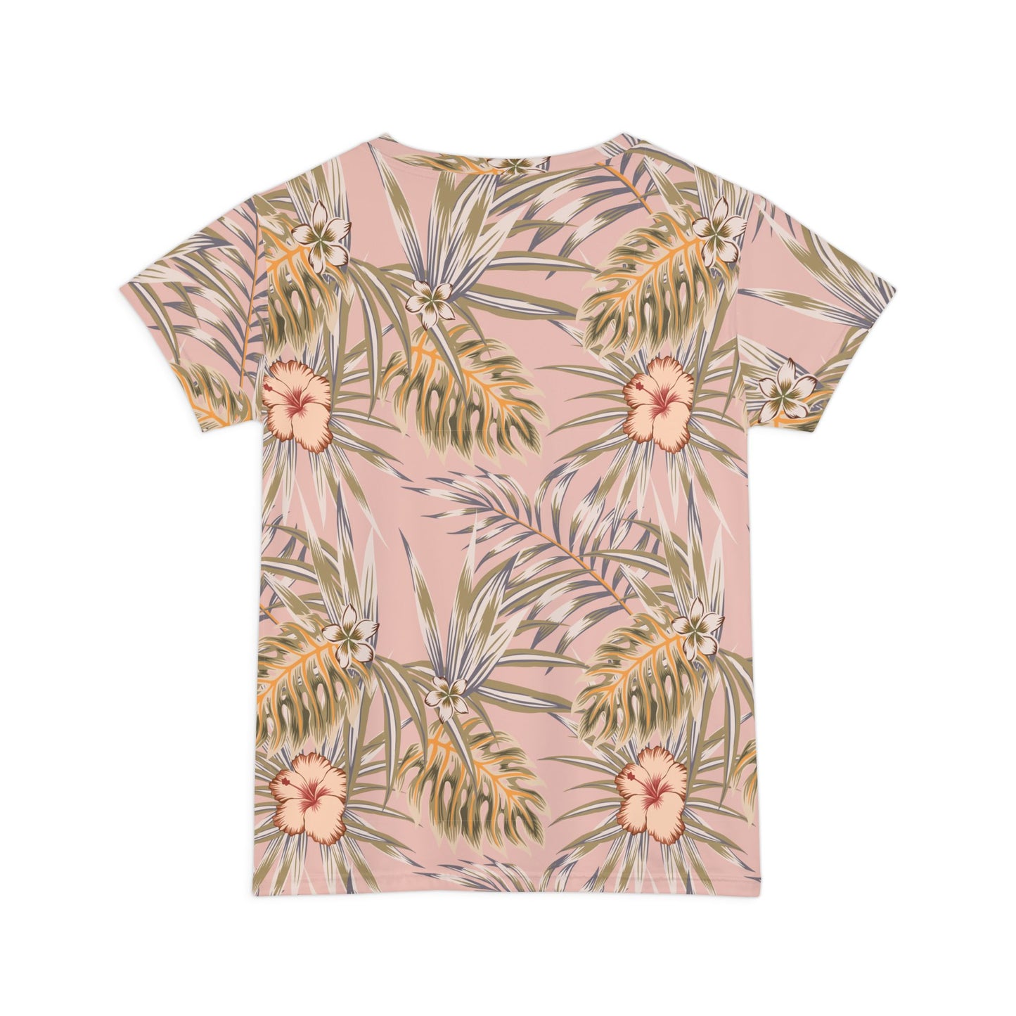 Tropical Pink Hibiscus T -Shirt