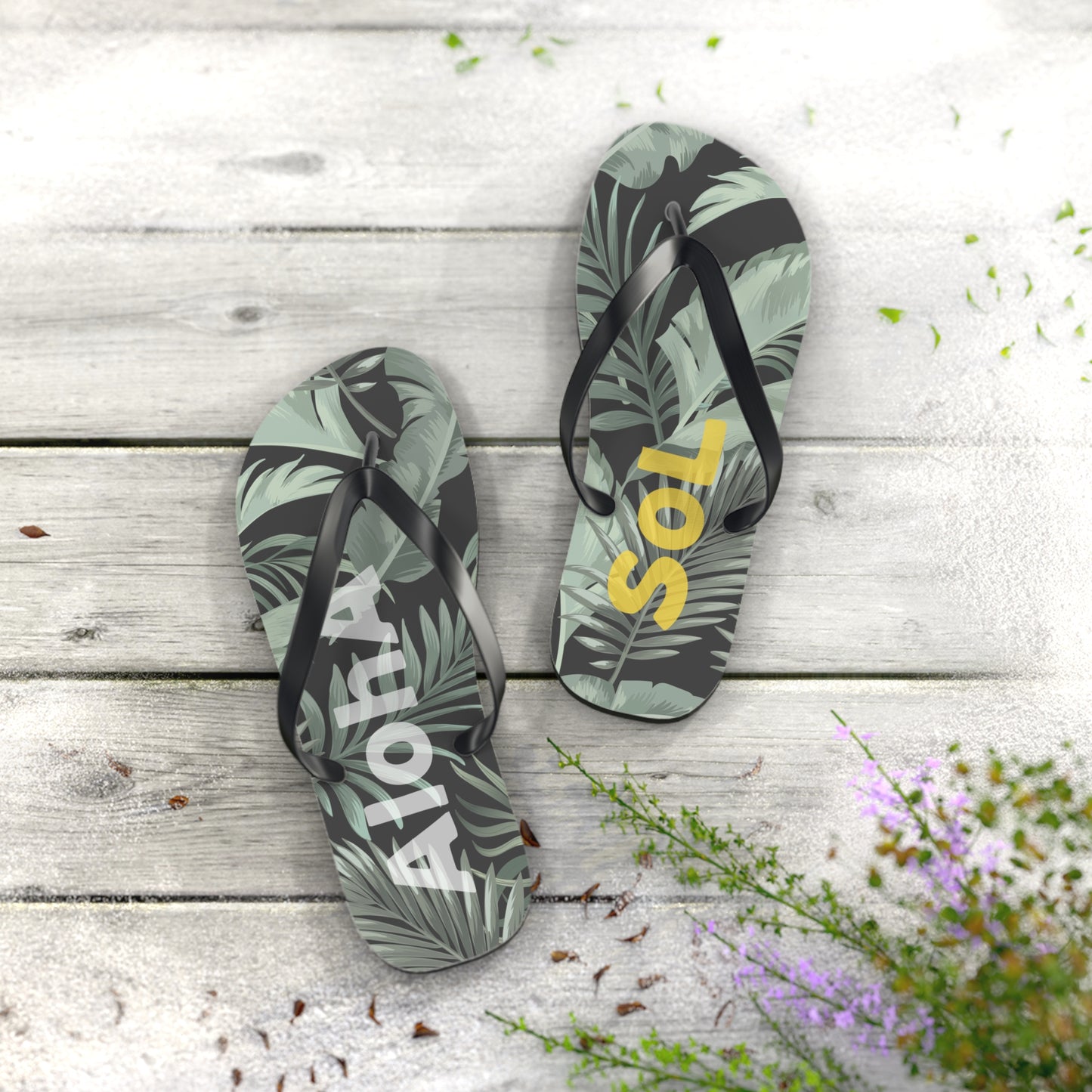 Tropical Aloha Sol Flip Flops
