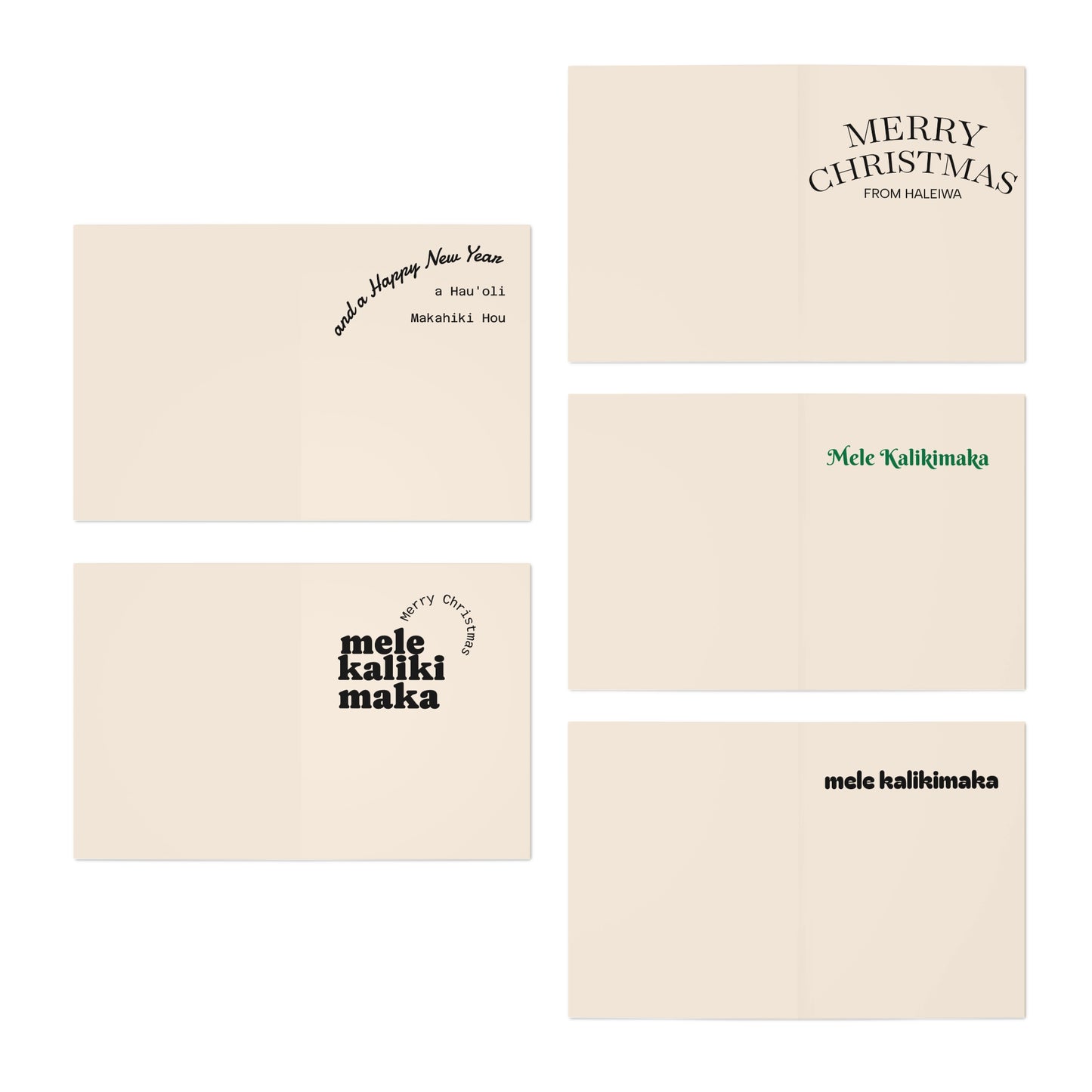North Shore Christmas Cards (Mele Kalikimaka)