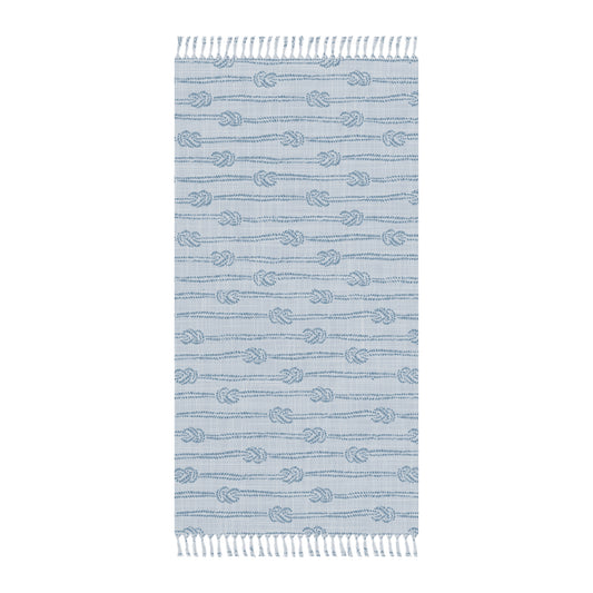 Aloha Rope Boho Beach Cloth Towel Black