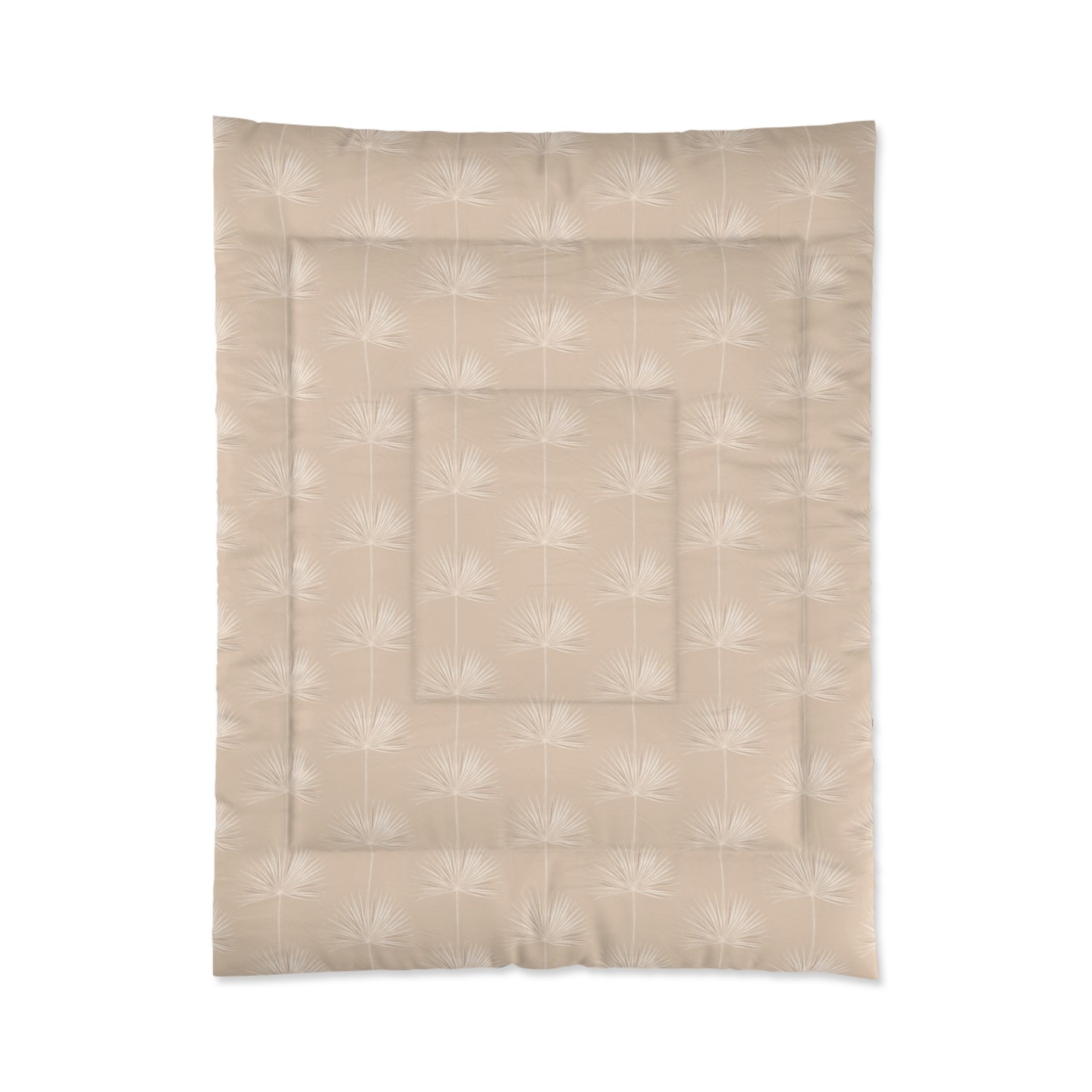 Fan Palm Comforter Tan