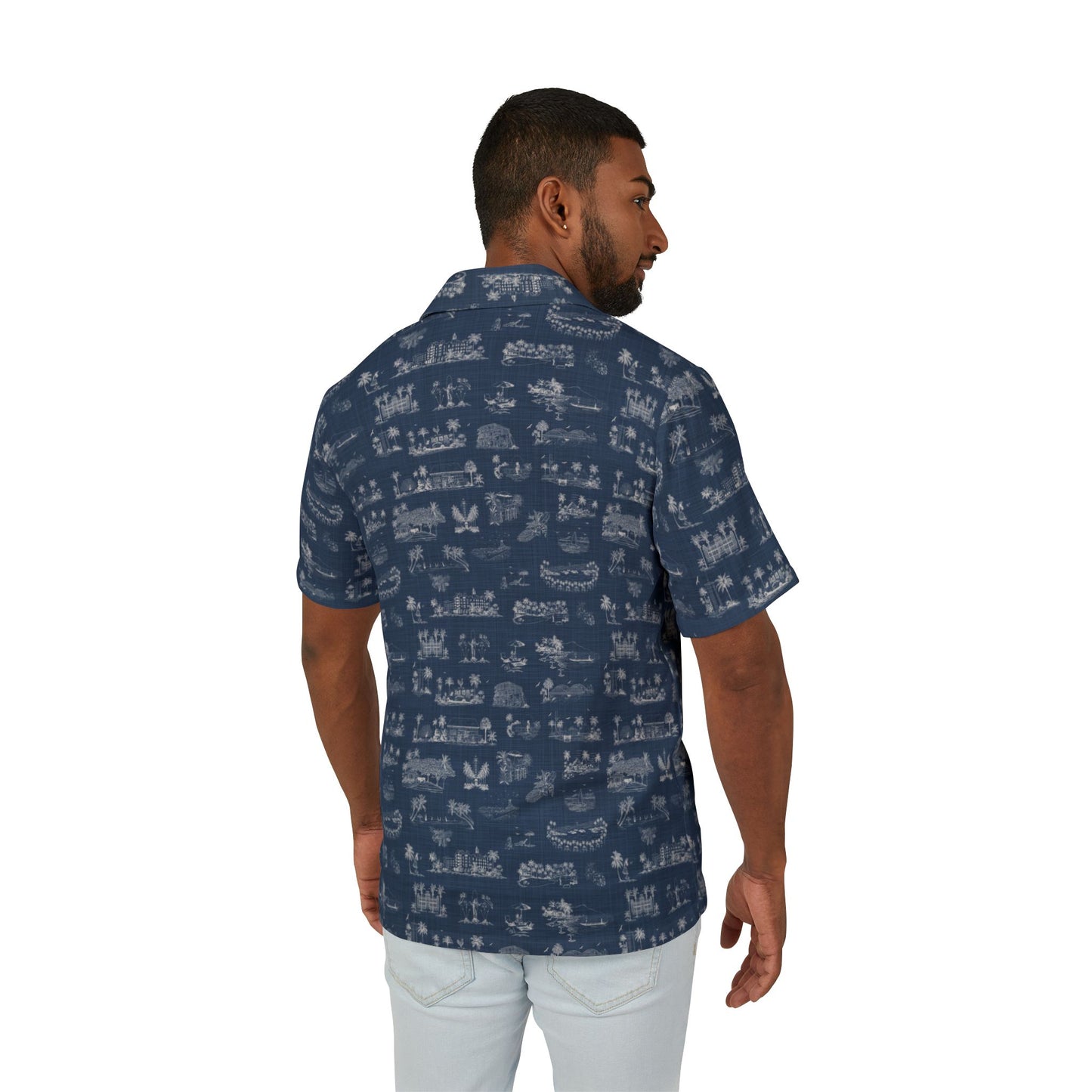 Oahu Men's Hawaiian Camp Shirt