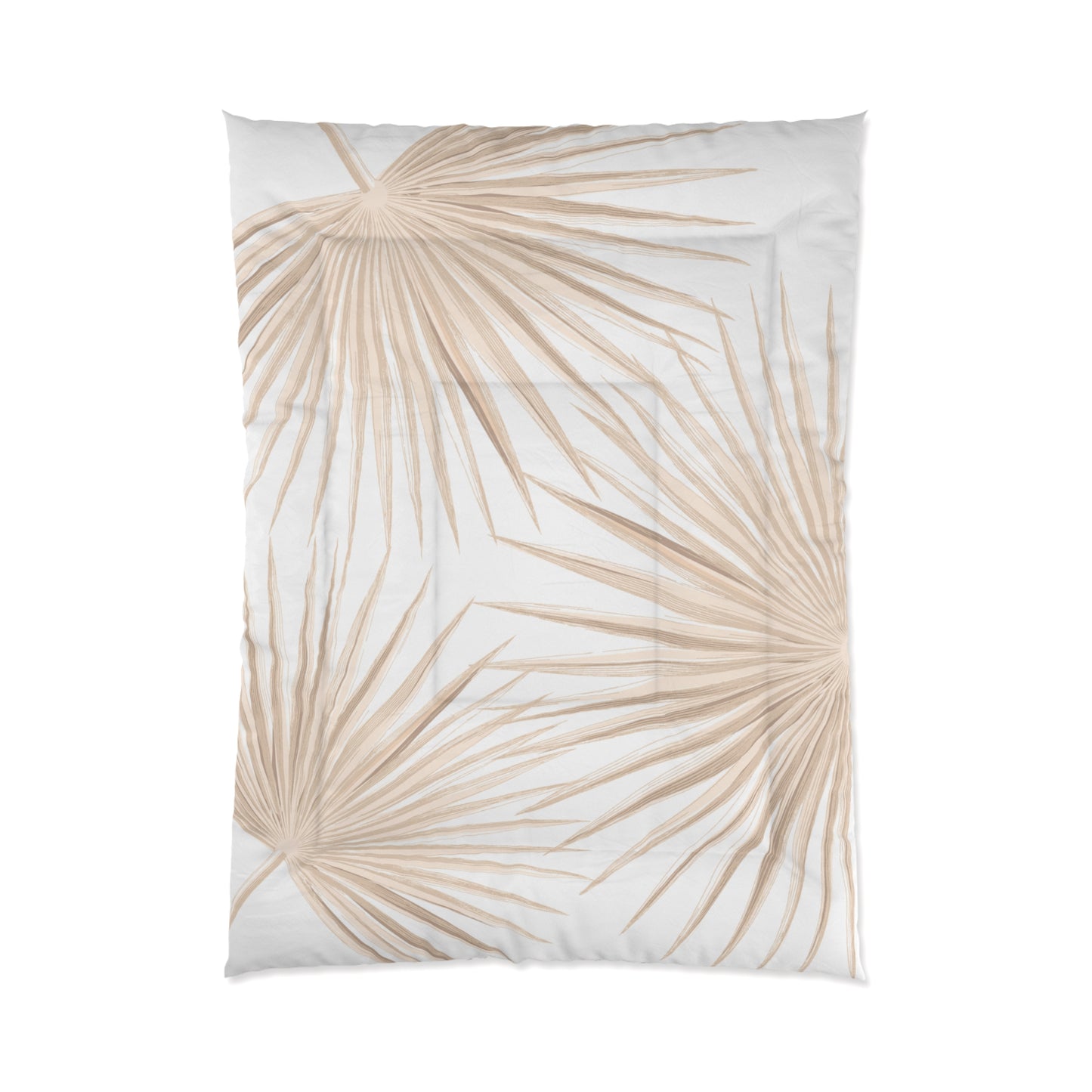 Fan Palm Comforter Tan