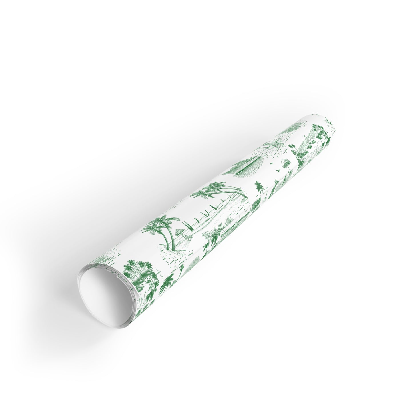 Oahu Wrapping Paper Green