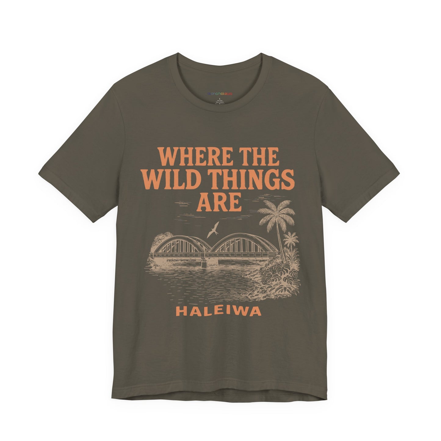 Haleiwa Wild Things Unisex Short Sleeve Tee