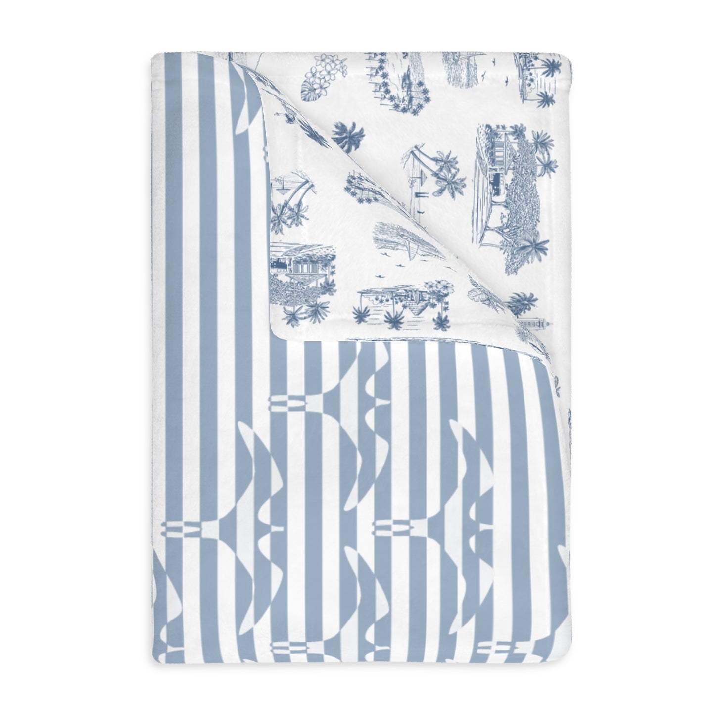 Iwa Bird Oahu Velveteen Microfiber Blanket