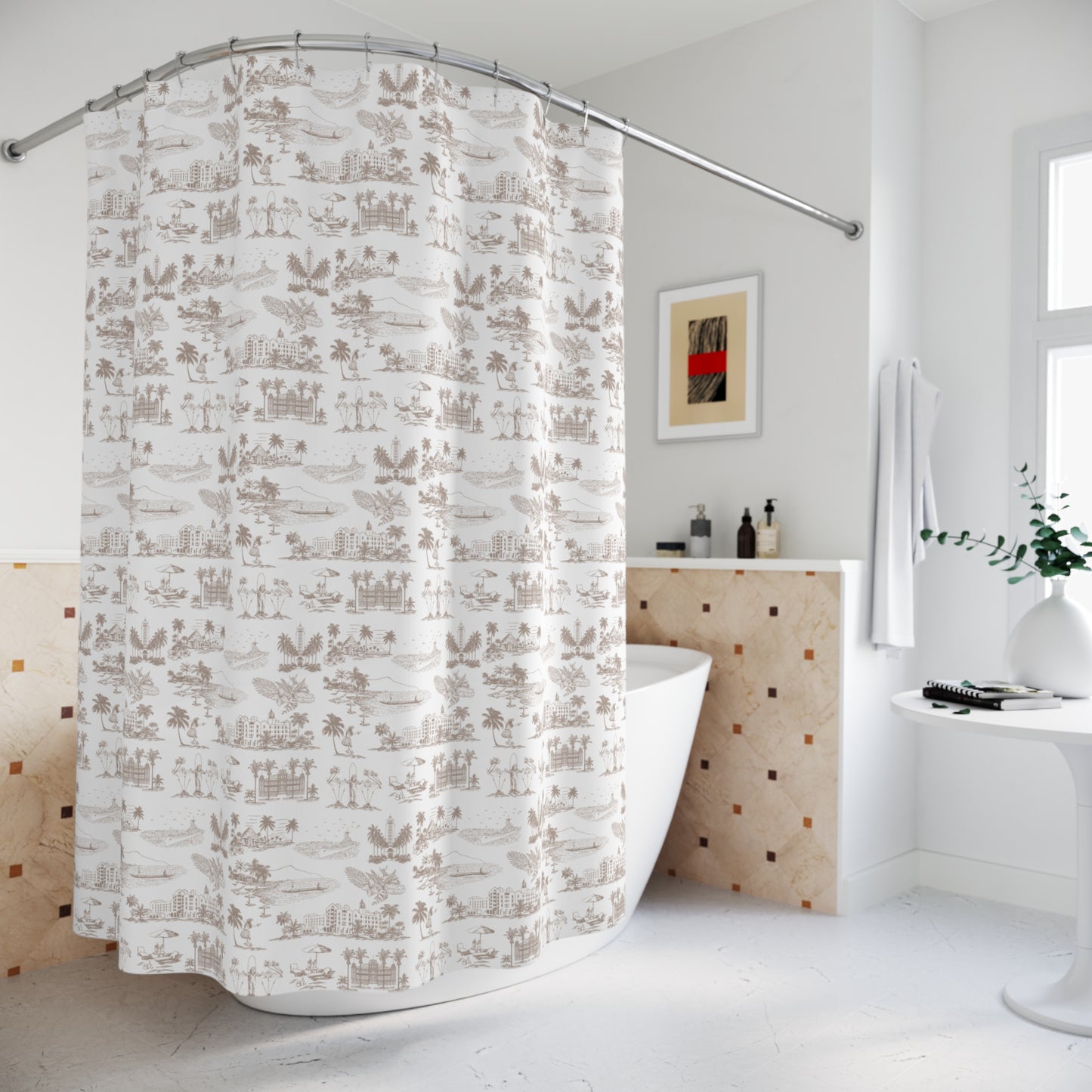 Waikiki Shower Curtains