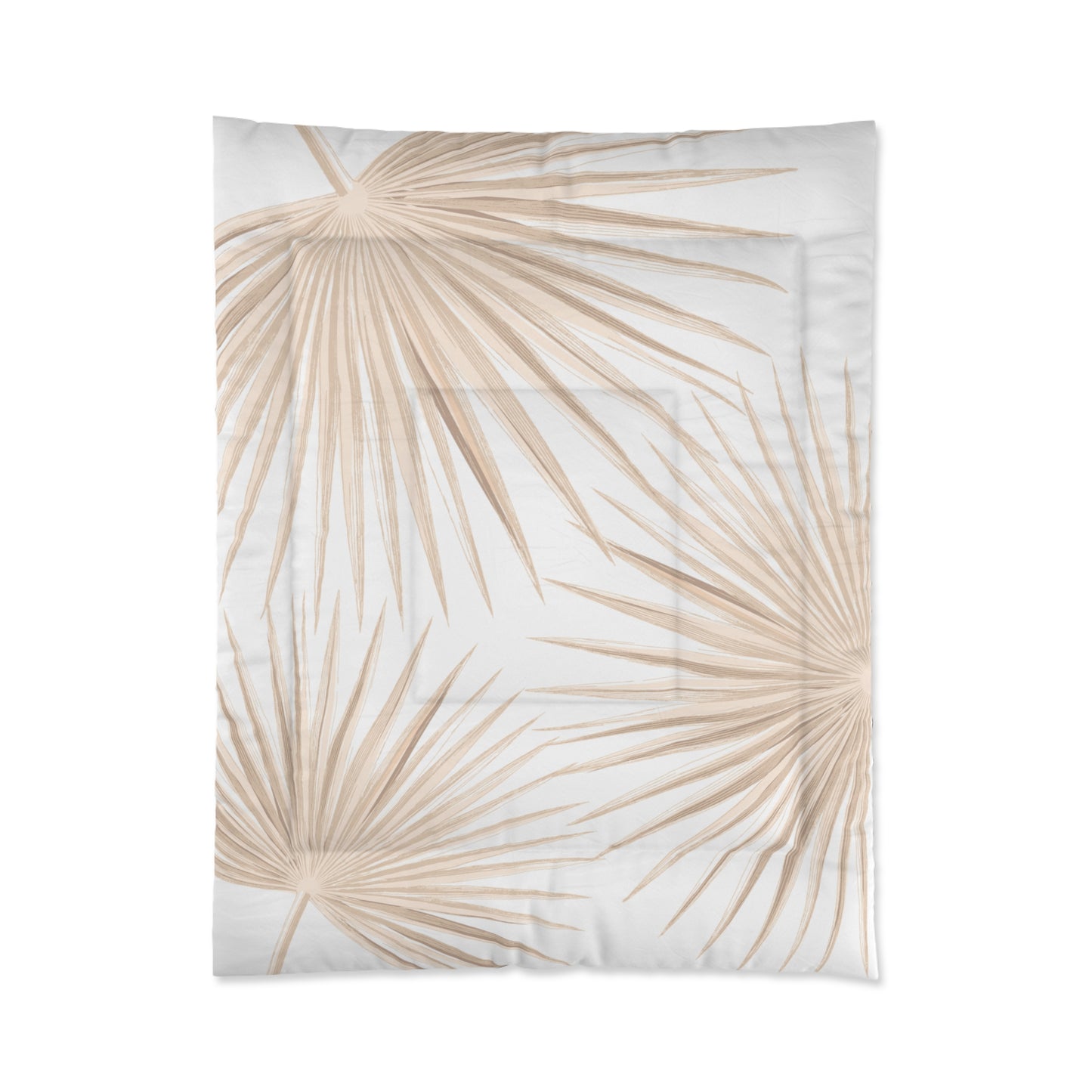 Fan Palm Comforter Tan