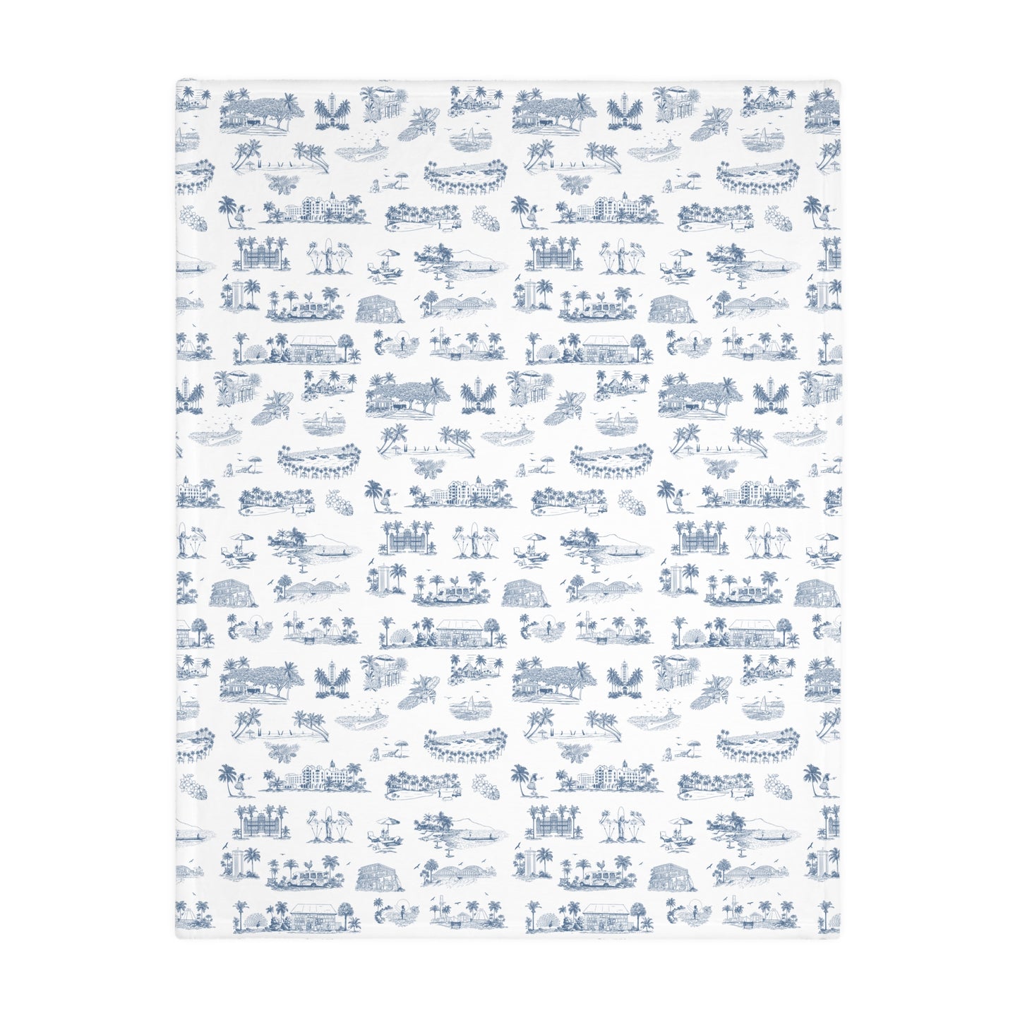 Iwa Bird Oahu Velveteen Microfiber Blanket