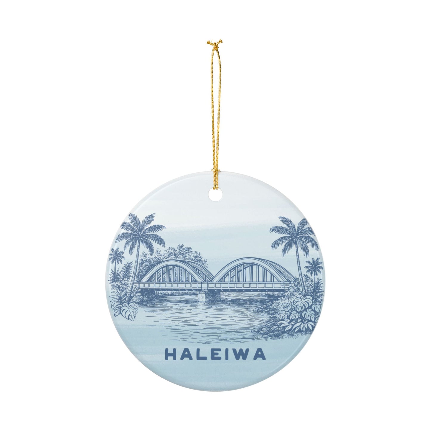 Haleiwa Rainbow Bridge Ornament