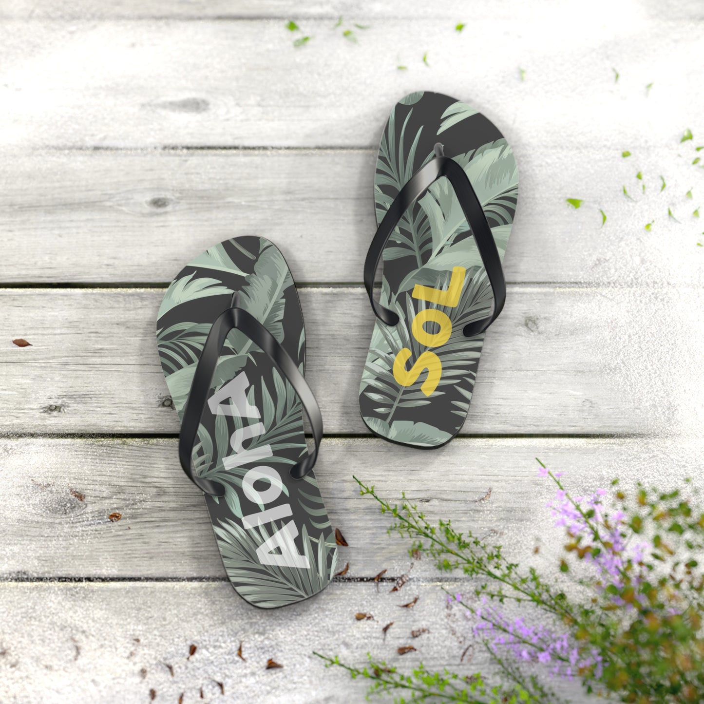 Tropical Aloha Sol Flip Flops
