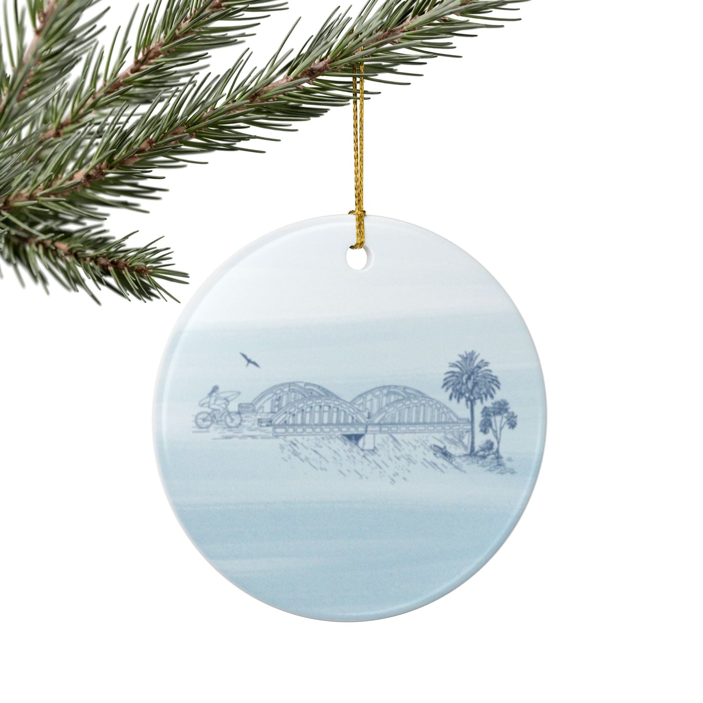 Haleiwa Rainbow Bride Ornament