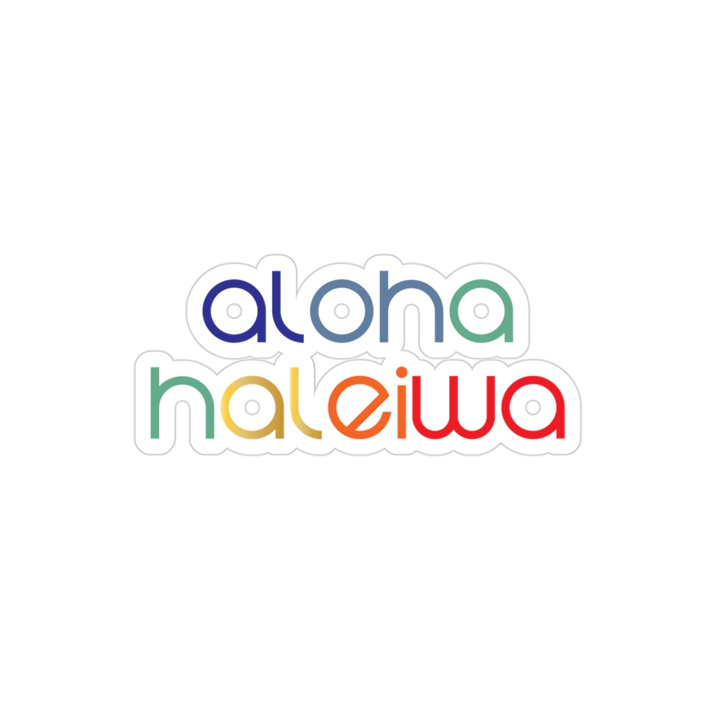 Aloha Haleiwa (Outdoor Transparent)