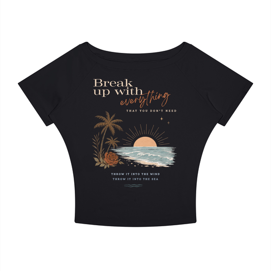 Women’s Boatneck Break up TShirt