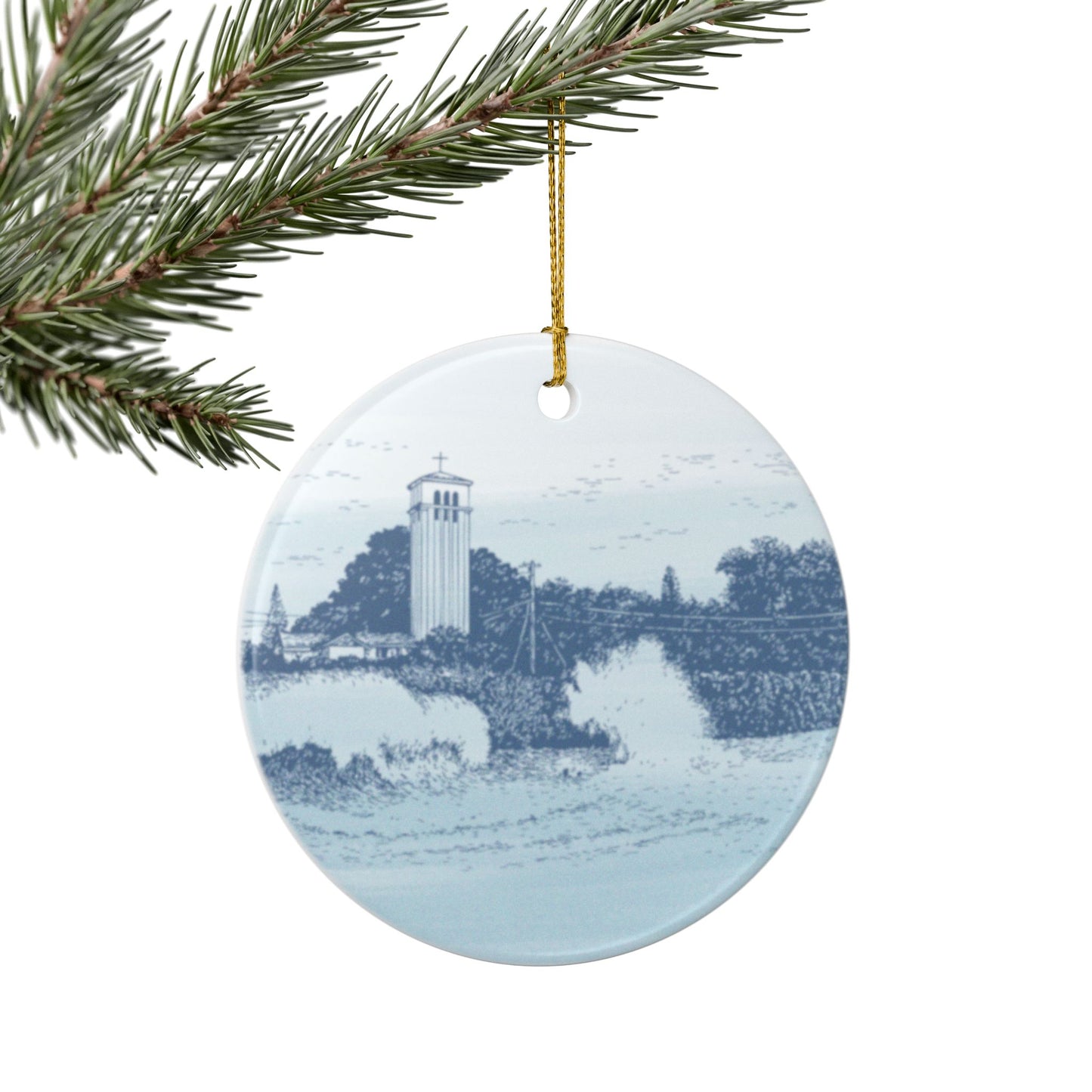 Waimea Church Ornament