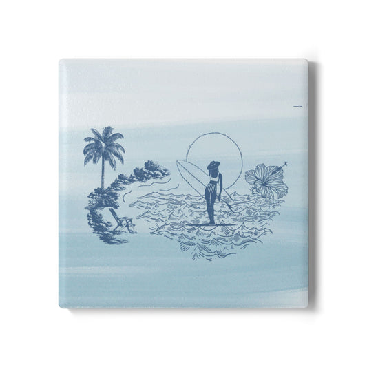 Haleiwa Surfer Girl Coaster