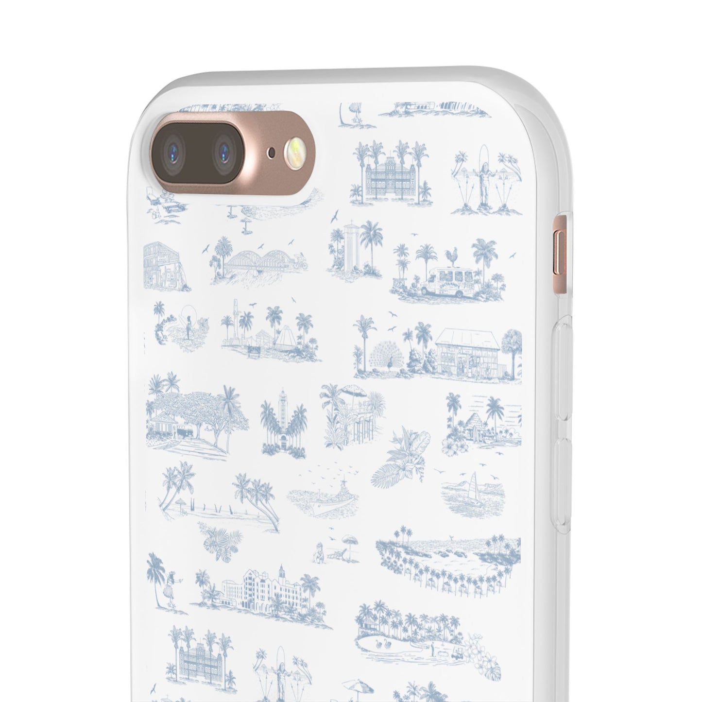 Oahu Transparent Cover for iPhone