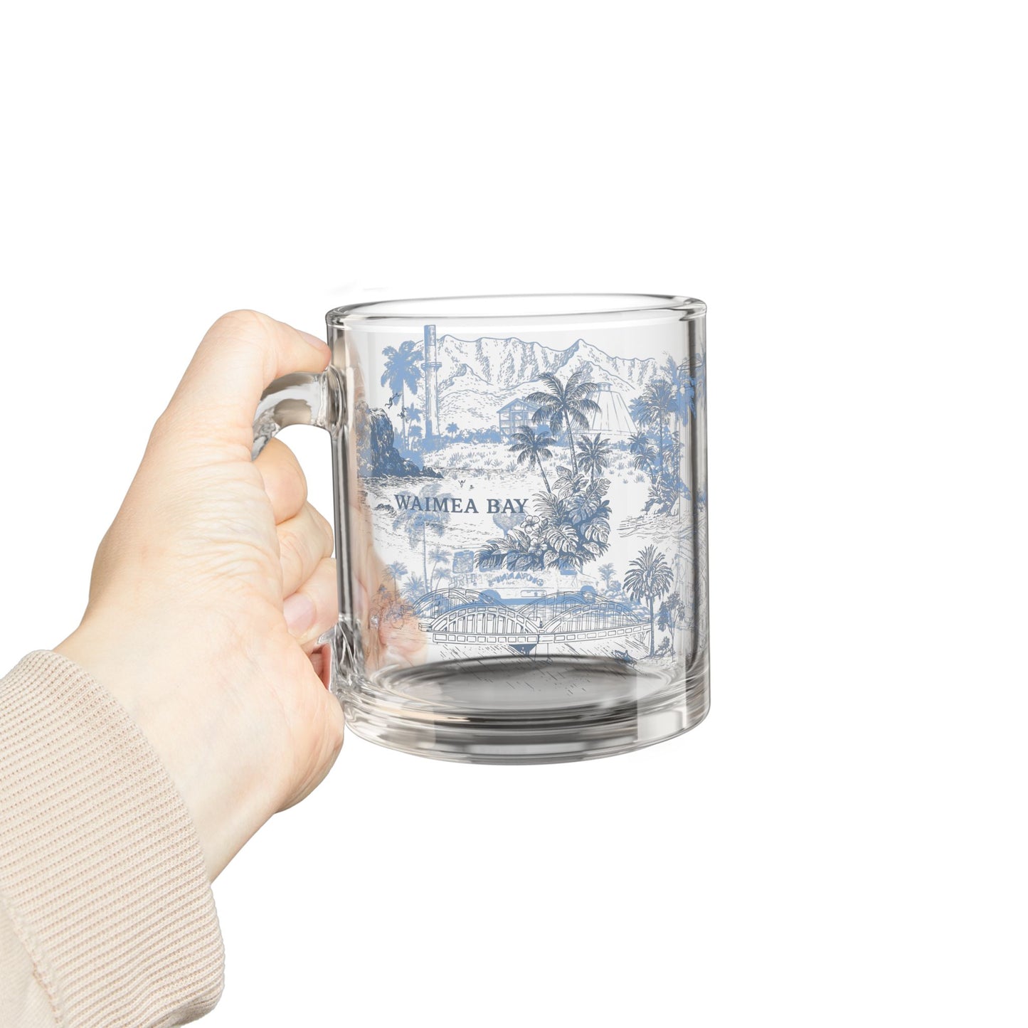 North Shore Glass Mug, 10oz
