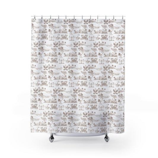 Waikiki Shower Curtains