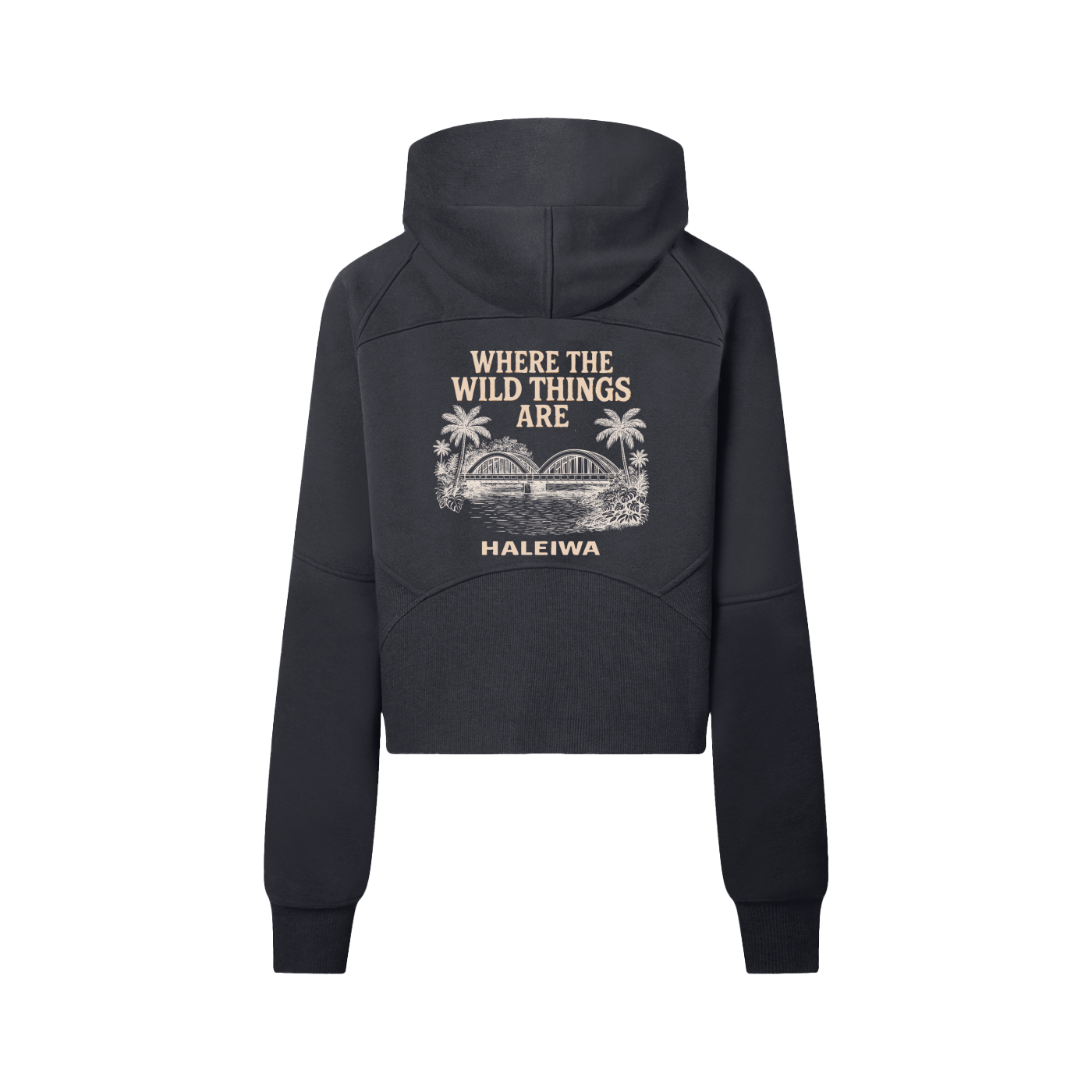 Cropped Half-Zip Hoodie