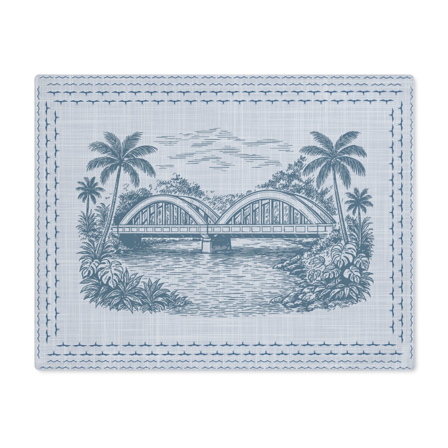 Haleiwa's Rainbow Bridge Placemat