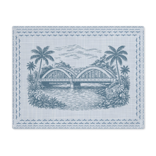 Haleiwa's Rainbow Bridge Placemat