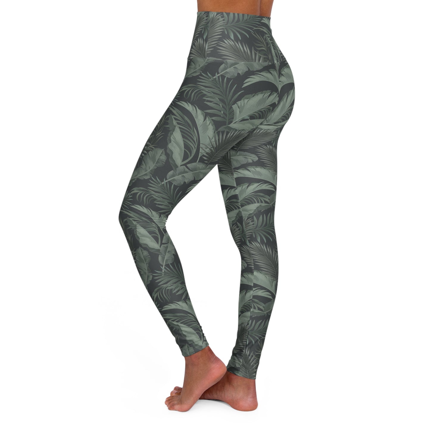 Faded Tropical Yoga Leggings