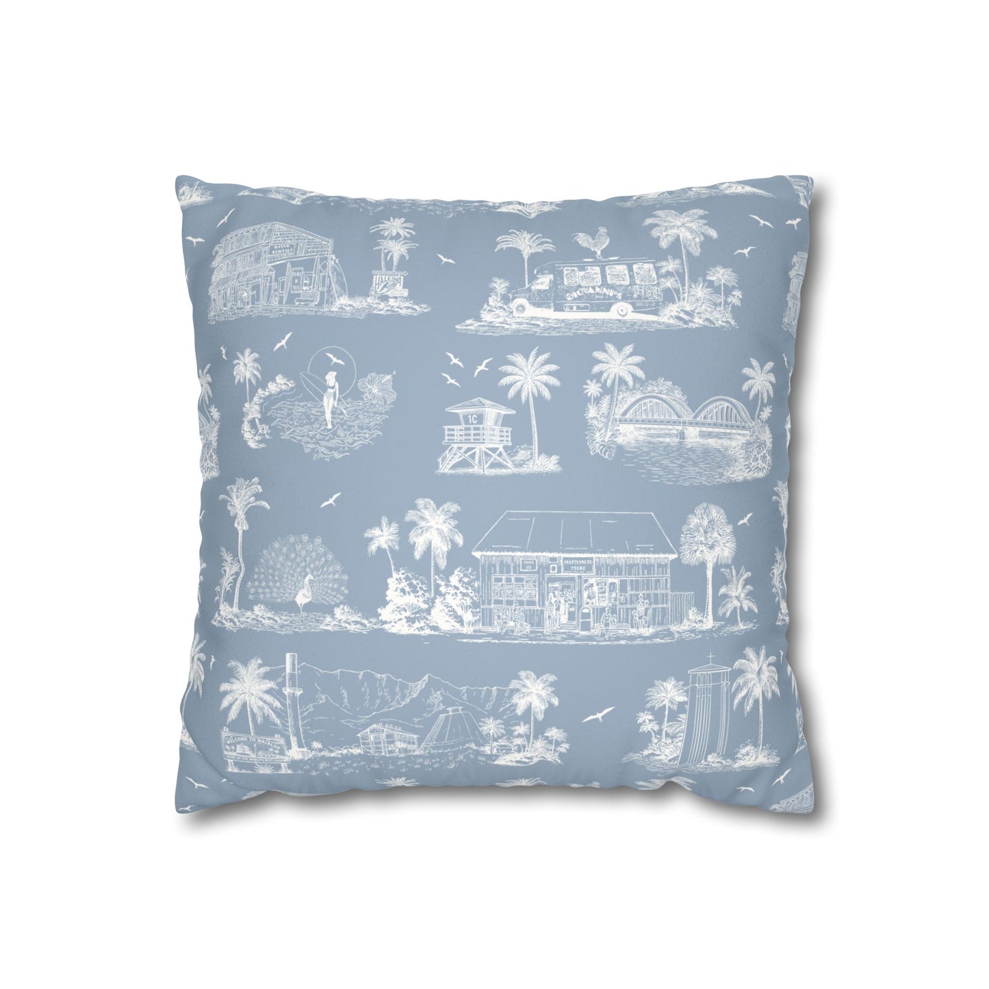 North Shore Faux Suede Pillowcase without filler