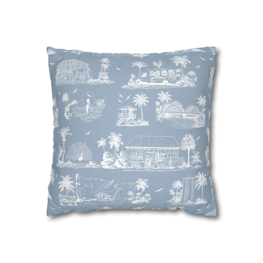 North Shore Faux Suede Pillowcase without filler