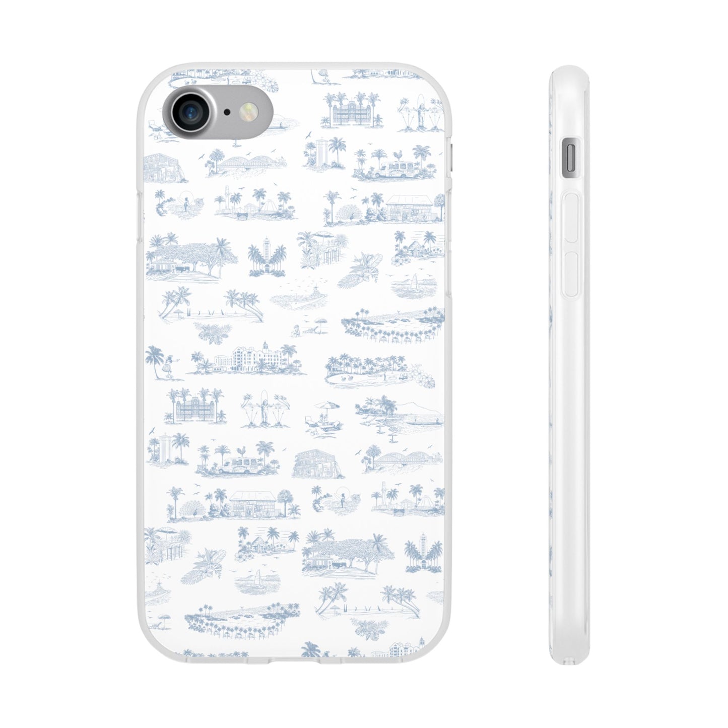 Oahu Transparent Cover for iPhone