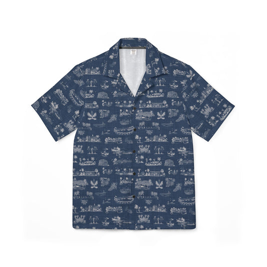 Oahu Men's Hawaiian Camp Shirt