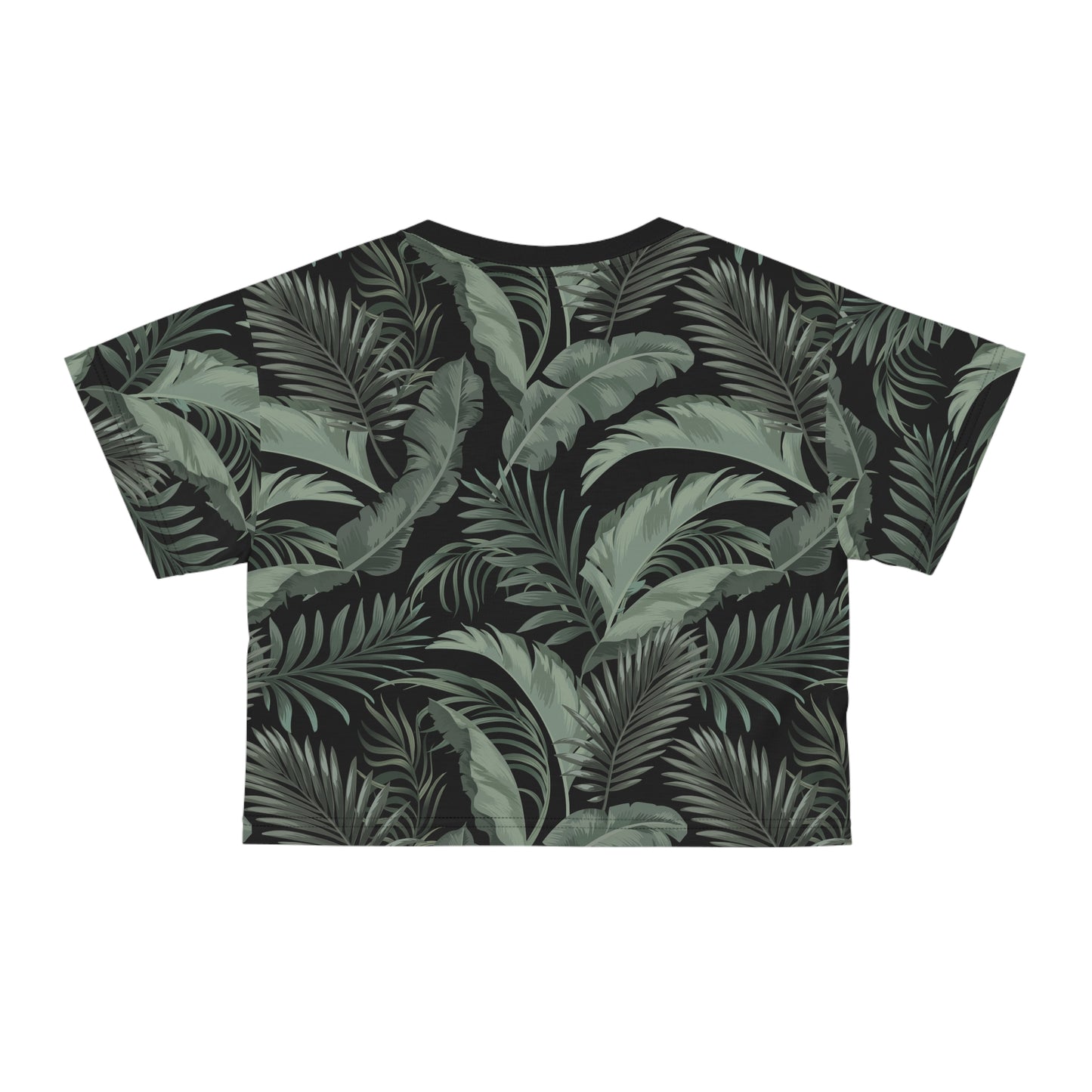 Tropical Leaf Crop Tee