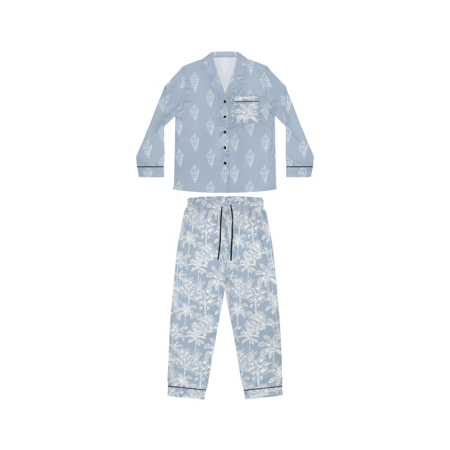 Tropical Shell Women's Satin Pajamas